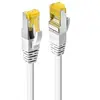 Image de 47320 RJ45 Câble réseau, câble patch CAT 6a (câble brut CAT 7) S/FTP 0.30 m blanc avec cliquet dencastrement