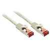 Image de Basic - Cordon de raccordement - RJ-45 (M) pour RJ-45 (M) - 3 m - SFTP, PiMF - CAT 6 - moulé, sans crochet, bloqué - gris clair