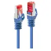 Image de Basic - Cordon de raccordement - RJ-45 (M) pour RJ-45 (M) - 30 cm - SFTP, PiMF - CAT 6 - moulé, sans crochet, bloqué - bleu