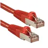 Image de Basic - Cordon de raccordement - RJ-45 (M) pour RJ-45 (M) - 5 m - SFTP, PiMF - CAT 6 - moulé, sans crochet, bloqué - rouge