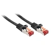 Image de - Cordon de raccordement - RJ-45 (M) pour RJ-45 (M) - 5 m - SFTP, PiMF - CAT 6 - moulé, sans crochet, bloqué - noir