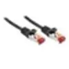 Image de Basic - Cordon de raccordement - RJ-45 (M) pour RJ-45 (M) - 10 m - SFTP, PiMF - CAT 6 - moulé, sans crochet, bloqué - noir