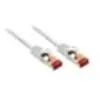 Image de Basic - Cordon de raccordement - RJ-45 (M) pour RJ-45 (M) - 10 m - SFTP, PiMF - CAT 6 - moulé, sans crochet, bloqué - blanc