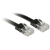 Image de - Cordon de raccordement - RJ-45 (M) pour RJ-45 (M) - 3 m - UTP - CAT 6 - plat - noir