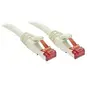 Image de 47703 RJ45 Câble réseau, câble patch CAT 6 S/FTP 1.50 m gris avec cliquet dencastrement