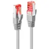 Image de 47705 RJ45 Câble réseau, câble patch CAT 6 S/FTP 3.00 m gris avec cliquet dencastrement
