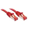 Image de - Cordon de raccordement - RJ-45 (M) pour RJ-45 (M) - 2 m - SFTP, PiMF - CAT 6 - sans crochet - rouge