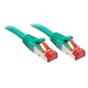 Image de 47753 RJ45 Câble réseau, câble patch CAT 6 S/FTP 10.00 m vert avec cliquet dencastrement