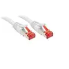 Image de - Cordon de raccordement - RJ-45 (M) pour RJ-45 (M) - 3 m - SFTP, PiMF - CAT 6 - sans crochet - blanc