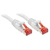 Image de - Cordon de raccordement - RJ-45 (M) pour RJ-45 (M) - 5 m - SFTP, PiMF - CAT 6 - sans crochet - blanc