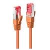 Image de - Cordon de raccordement - RJ-45 (M) pour RJ-45 (M) - 3 m - SFTP, PiMF - CAT 6 - sans crochet - orange