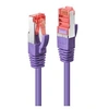 Image de - Cordon de raccordement - RJ-45 (M) pour RJ-45 (M) - 30 cm - SFTP, PiMF - CAT 6 - moulé, sans crochet - violet