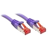 Image de - Cordon de raccordement - RJ-45 (M) pour RJ-45 (M) - 2 m - SFTP, PiMF - CAT 6 - sans crochet - violet