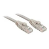 Image de - Cordon de raccordement - RJ-45 (M) pour RJ-45 (M) - 3 m - UTP - CAT 6 - moulé, sans crochet, bloqué - gris