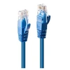 Image de - Cordon de raccordement - RJ-45 (M) pour RJ-45 (M) - 3 m - UTP - CAT 6 - moulé, sans crochet, bloqué - bleu