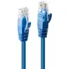 Image de - Cordon de raccordement - RJ-45 (M) pour RJ-45 (M) - 5 m - UTP - CAT 6 - moulé, sans crochet - bleu