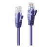 Image de - Cordon de raccordement - RJ-45 (M) pour RJ-45 (M) - 50 cm - UTP - CAT 6 - moulé, sans crochet, bloqué - violet