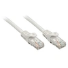 Image de Basic - Cordon de raccordement - RJ-45 (M) pour RJ-45 (M) - 2 m - UTP - CAT 6 - moulé, sans crochet - gris