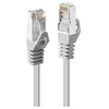 Image de - Cordon de raccordement - RJ-45 (M) pour RJ-45 (M) - 30 cm - paire torsadée écrantée (F/UTP) - CAT 5e - moulé, sans crochet, bloqué - gris