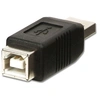Image de - Adaptateur USB - USB (M) pour USB type B (F) - USB 2.0 - noir