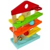 Image de - 100002025 - JEUX D'EVEILS - MAISON EN BOIS - ROULE BOULE 25X12X34 CM
