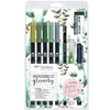 Image de Kit pour aquarelle Greenery 11 pièces