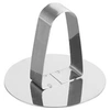 Image de Poussoir pour cercle à dessert 7.5 cm - - Argent - Inox