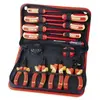 Image de brsder mannesmann brüder mannesmann pochette avec kit d'outils vde, 14 pièces noir