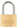 Image de Cadenas En Laiton Massif - - 60/50 - Anse Acier Cémenté - Double Verrouillage - 2 Clés