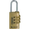Image de Abus - Cadenas laiton à combinaison interchangeable série 165 - 20 mm - Anse 21,5 mm