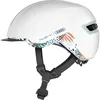 Image de Abus - Hud-Y - Casque vélo urbain Flower White - L (57 - 61 cm)