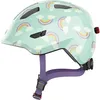Image de Abus - Smiley 3.0 Led - Casque vélo enfant Blue Rainbow - S (45 - 50 cm)