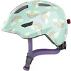 Image de Abus - Smiley 3.0 Led - Casque vélo enfant Blue Rainbow - M (50 - 55 cm)