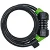 Image de Antivol câble - - Citadel CC180/10 - Noir/Vert