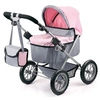 Image de Bayer Poussette pour poupée Trendy Gris et Rose 13008AA