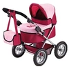 Image de transport de poupée à la Trendy rouge / rose 67 cm