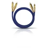Image de Oehlbach NF 1 Master 300 - Excellent câble Cinch Audio stéréo analogique - 2X Cinch/2x Cinch, fiches entièrement métalliques, Blindage - 3 m - Bleu en occasion ou reconditionné