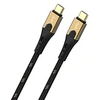 Image de Câble USB USB 3.2 Gen2 (USB 3.1 Gen2) USB-C mâle, USB-C mâle 2.00 m noir/or D1C9532