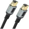 Image de D1C13353 RJ45 Câble réseau, câble patch CAT 8.1 2.00 m noir, or