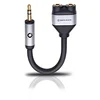 Image de Oehlbach 60021 i-Connect Câble 3,5mm jack mâle-2 3,5mm jack femelle Blanc en occasion ou reconditionné