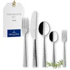 Image de Villeroy & Boch   Blacksmith Ménagère Couverts 30 Pièces Pour 6 Personnes Argent/Platine, Garanti Lave-Vaisselle, Couvert En Inox, Ensemble Couvert, Set De Couverts De Table, Acier Inoxydable en occasion ou reconditionné