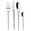 Image de Villeroy & Boch   Newmoon Ménagère Couverts 24 Pièces Pour 6 Personnes Stainless Steel, Garanti Lave-Vaisselle, Ensemble Couvert, Set De Couverts De Table, Couverts Inox, Acier Inoxydable en occasion ou reconditionné