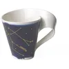 Image de Villeroy & Boch - NewWave Stars Mug avec anse, tasse élégante à motif Gémeaux, porcelaine premium, adapté au lave-vaisselle, blanc/bleu, 300 ml en occasion ou reconditionné