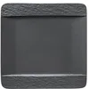 Image de Villeroy & Boch - Manufacture Rock Assiette Plate Carrée Noir, Garanti Lave-Vaisselle, Compatible Micro-Ondes, Vaisselle en Céramique, Porcelaine Haut de Gamme en occasion ou reconditionné
