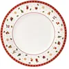 Image de Villeroy & Boch - Toy's Delight Specials Assiette Plate Rouge et Blanc, Garanti Lave-Vaisselle, Compatible Micro-Ondes, Vaisselle, Article de Noël, Décoration Noël Table, Porcelaine Haut de Gamme en occasion ou reconditionné