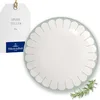 Image de Villeroy & Boch - Fleur vert assiette plate verte, rés. lave-vaisselle/micro-ondes, ass. en porcel. pr plats principaux, grande assiette, vaisselle en céramique empilable, assiette, Porcelaine Premium en occasion ou reconditionné