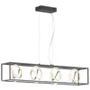 Image de Fischer & Honsel Lampe suspendue design Gisi 110cm noir avec or - 60606 en occasion ou reconditionné