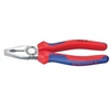 Image de Pince universelle en acier spécial pour outils, tête polie, poignées à gaine en plastique, Long. : 160 mm, Capacité de coupe du Ø du fil dur 2,0 mm