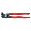 Image de Knipex 61 01 200 Pince Coupante Devant Pour Boulons A Forte Démultiplication Pince Atramentisée Tête Polie Poignées En Plastique 200 Mm