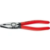 Image de Pince universelle, tête polie, poignées à gaine en plastique, acier spécial à outils, Long. : 200 mm, Capacité de coupe du Ø du fil dur 2,5 mm